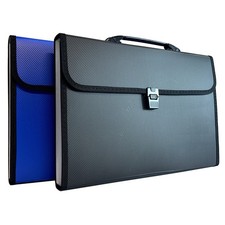 A4 Expanding File Document Organiser Paperwork Storage Foolscap 13 Pocket Folder