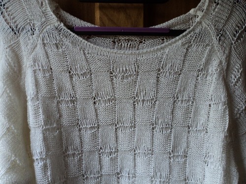 Rundholz short open lacy knit - short,