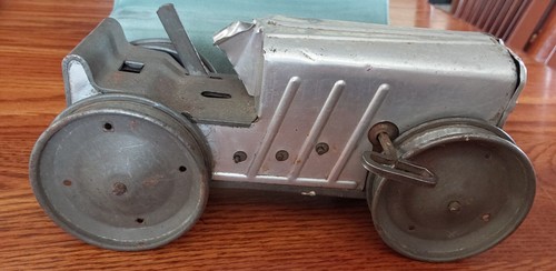 Vintage tin wind tractor - vintage,