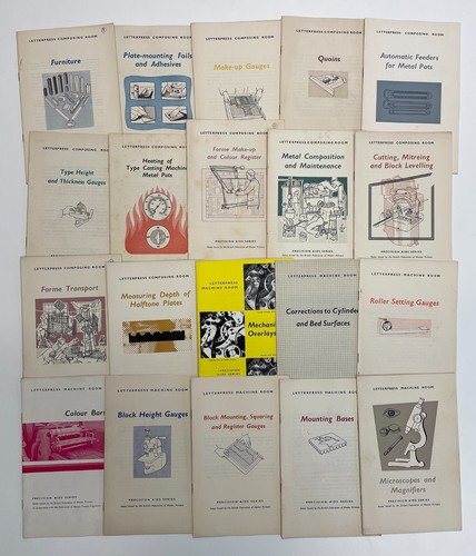 1950 letterpress composing - 1950's, &