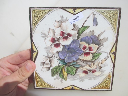 Antique ceramic tile old - antique,
