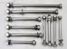 BSA A7 A10 SWINGING ARM ENGINE MOUNTING BOLT SET 10 PIECE