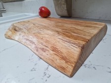 2" THICK Live Edge James Martin style chopping board. Butchers Block OAK