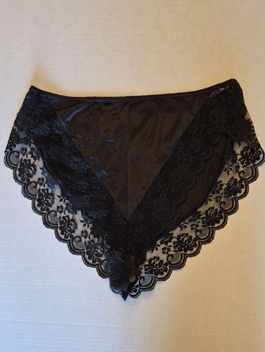 Vintage maidenform black satin - maidenform,