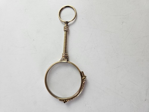 Antique gold metal lens