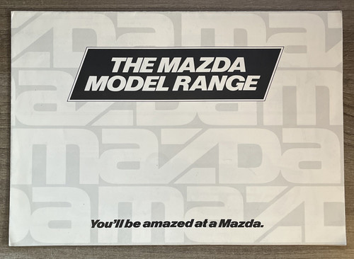 Mazda circa 1986 range car - circa.,