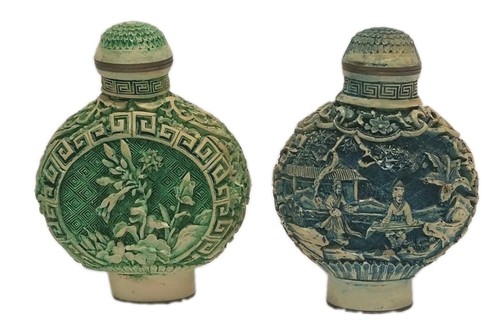 Snuff bottles spoons faux - spoons,