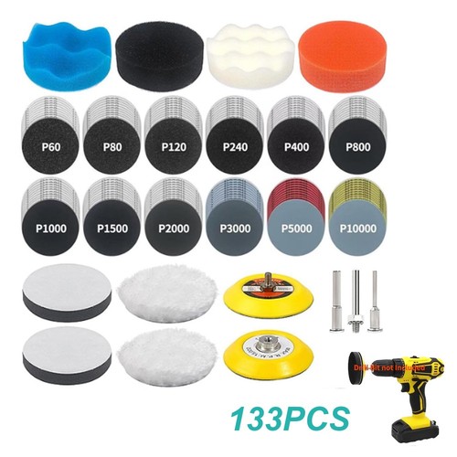 133pcs 75mm sanding discs - sanding,