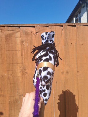 Handmade hobby horse black - handmade,