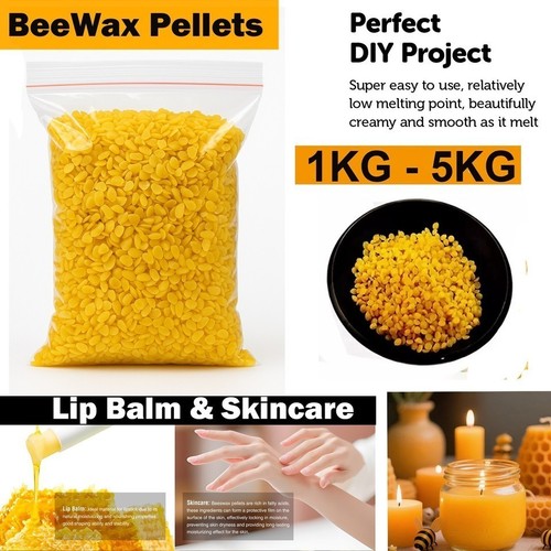 100g 5kg bag yellow beeswax - bag,