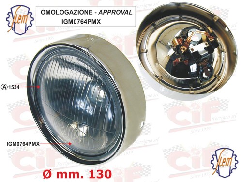 Front headlight siem vespa gtr - headlight,