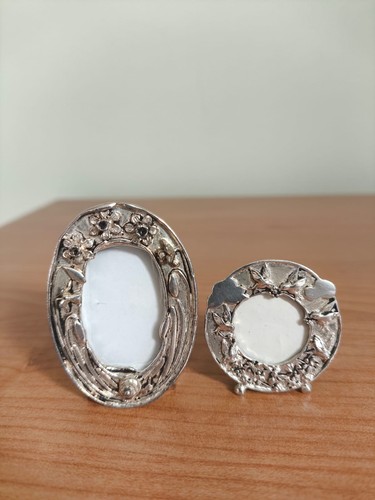 Vtg set silver scenes - set, of