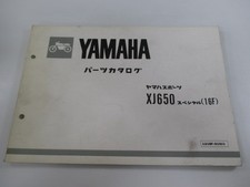 XJ650 Special Parts List 1st