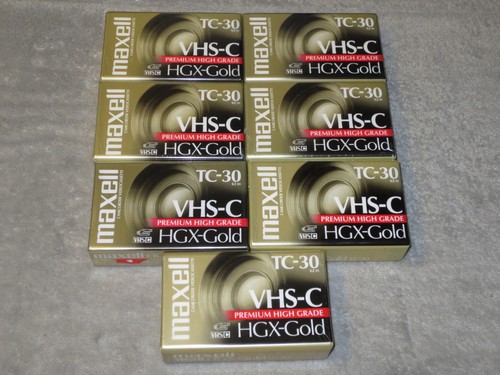 Lot maxell hgx gold tc - 7, hgx-gold