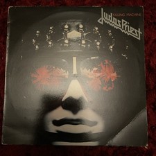 Judas Priest Killing Machine Vinyl UK 1978 CBS A2/B1 LP EX/ VG