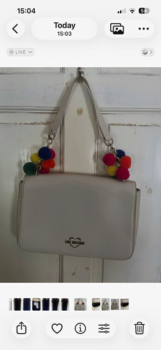 Love moschino beige faux - moschino,