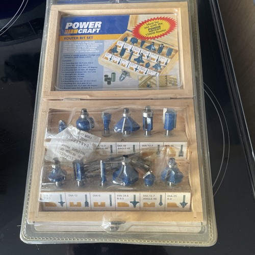 Powercraft router bit set - bit, in