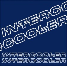 Intercooler Decals / stickers - Scania