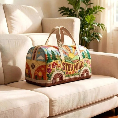 Bohemian vintage travel - vintage, duffel