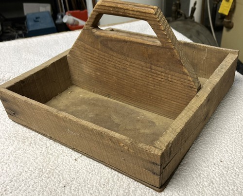 Vintage handmade wood - wood, box