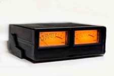 Analog VU Meter Audio Visualiser Warm Lamp Display dB Meters STEREO Vintage Look