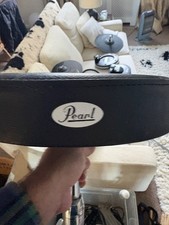 Pearl D50 Drum Throne - Lightweight Double-Braced Seat for Drummers