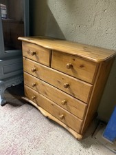Pine chest drawers - pine, of