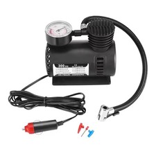 12V Small Car Tire Air Pump Inflator Wired Electric Air Compressor with 31350