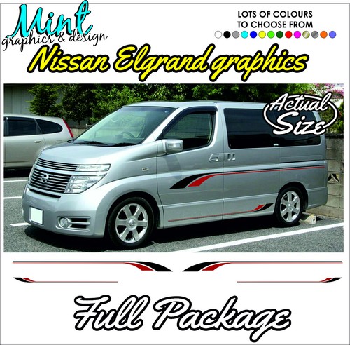 Nissan elgrand mpv - camper, side