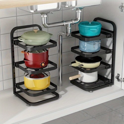 Tier kitchen pan stand pot - stand,