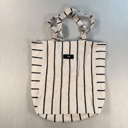 Zara striped canvas - tote, bag