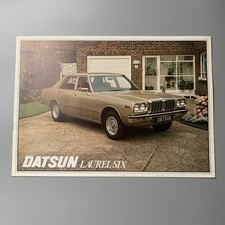 Datsun Nissan Laurel Six 2-Litre 1978-79 UK Sales Brochure VGC