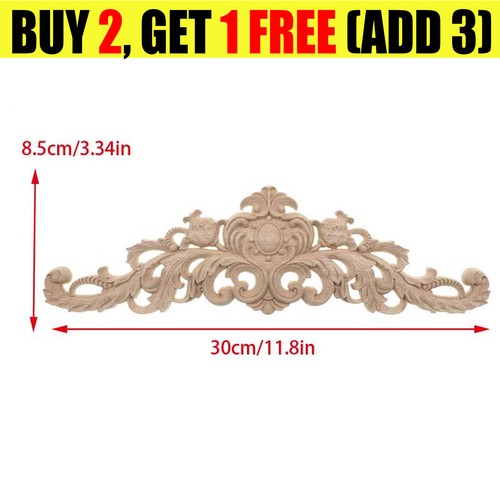 Wooden carved applique diy - applique,