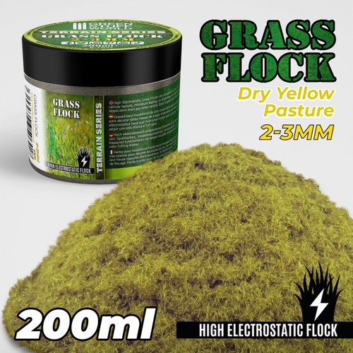 Static grass flock dry - static,