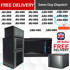 19" 10" Black Network Cabinet