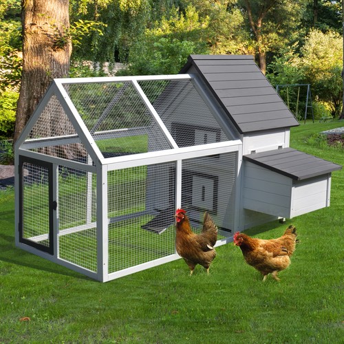 Chicken coop with run - with,