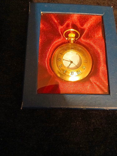 Quartz pocket watch yellow - watch,