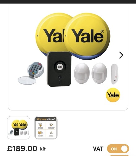 Yale alarm kit has 6610 - yale,
