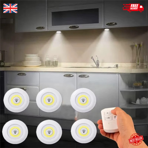 Remote control led push lights - remote,