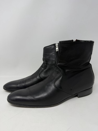 Vicini black leather ankle - leather,