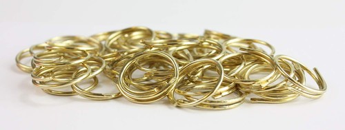 Pack 100 19mm brass - of, x