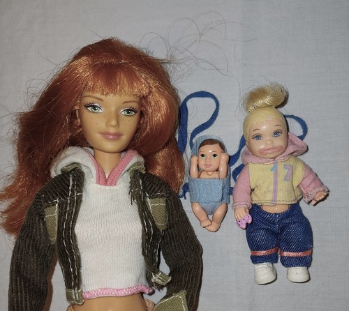 Rare barbie happy family - -,