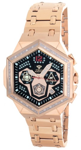 Aqua master men black - men's, dial