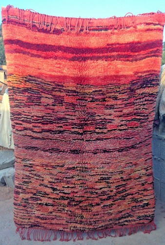 Vintage moroccan boujaad rug - vintage,