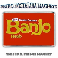 RETRO   BANJO CHOCOLATE RED