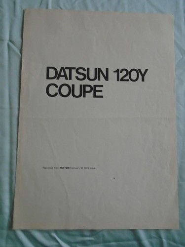 Datsun 120y motor - motor, reprint