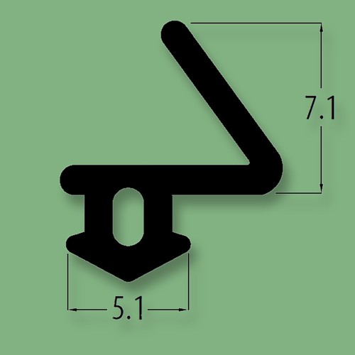 Black flipper upvc - black,