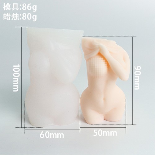 Undressing woman candle - (undressing,