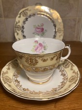 Vintage Fine Bone China Trio