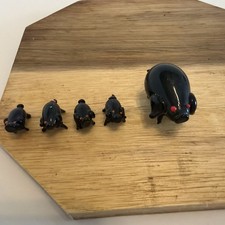 Vintage glass miniature black